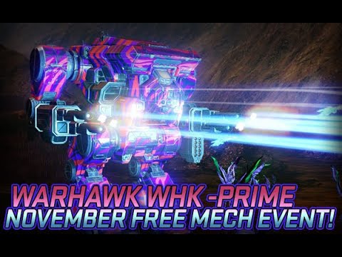 November Free Mech Event: WARHAWK WHK-PRIME - Mechwarrior Online