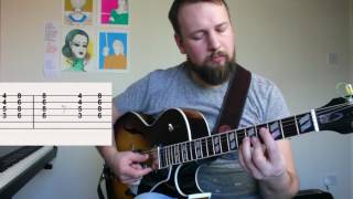 How to play - Cariba - Wes Montgomery (TABS)