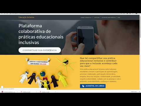 Vídeo Tutorial de cadastro de Prática da Plataforma Colaboratica de Práticas Educacionais Inclusivas