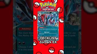 Decklist zoroark ex#pokemon #pokemoncards #deckzoroark #pokemontcg #tcg