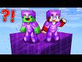 Mikey And JJ Survive On One IMMORTAL Minecraft Block Maizen