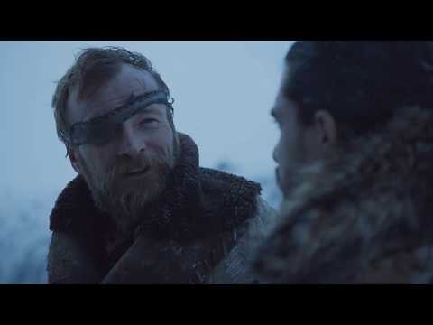 Beric Dondarrion talks to Jon Snow about Ned Stark and R'hllor [GoT | S07 E06]