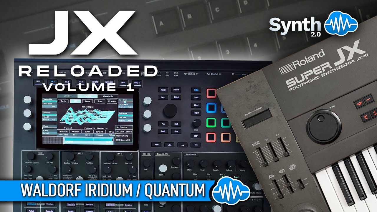 KLL013 - JX Reloaded V1 - Waldorf Iridium / Quantum ( 32 presets ) - Video Preview 1