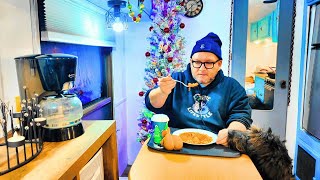 Decorating Off-Grid Camper for Christmas