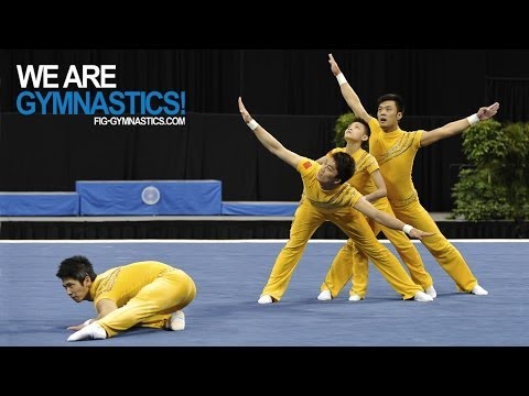 2012 Acrobatic Worlds - LAKE BUENA VISTA, USA - Men's Group Final - We are Gymnastics!
