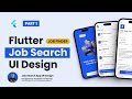 Flutter UI Tutorial - Job Search Job Finder App UI Design (Figma to Flutter) | PART 1