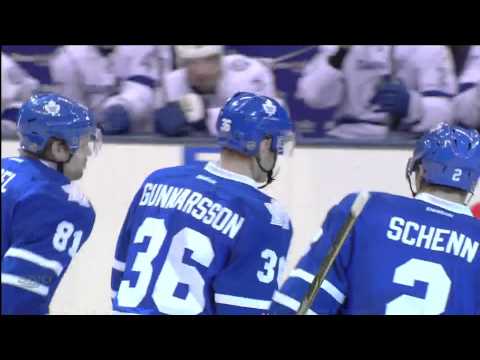Carl Gunnarsson Scores - Lightning @ Leafs - 01/03/2012