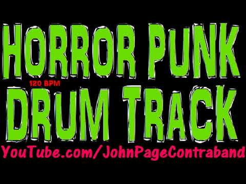 Horror Punk Drum Track 120 bpm Misfits Style