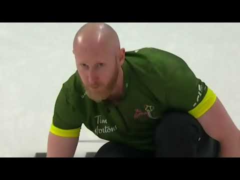 Brad Jacobs - Angle Runback for 3 vs MB - 2020 Tim Hortons Brier