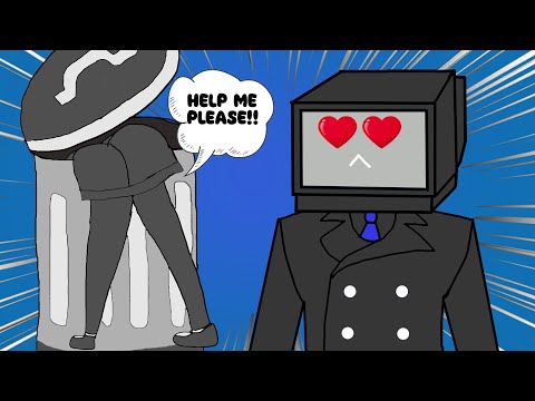 TV WOMAN AND TV MAN - FIRST LOVE┃Skibidi Toilet Animation