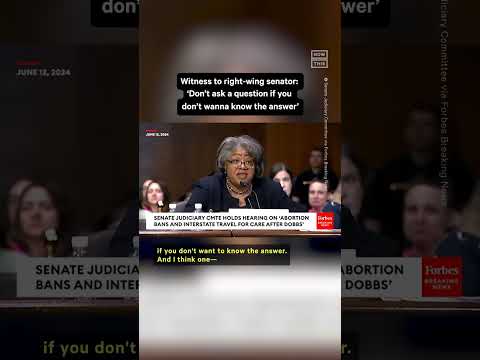 Witness Claps Back at Sen. John Kennedy During Abortion Hearing
