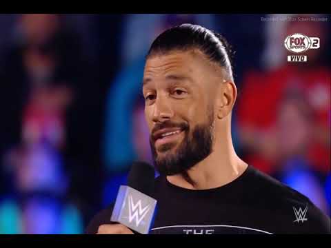 O SMACKDOW DE HOJE COMEÇA COM O CHEFE DA TRIBO ROMAN REIGNS - SMACKDOWN   05/11/21