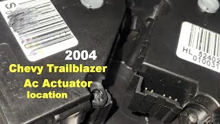 Chevy trailblazer 2004 ac blend actuator regular model
