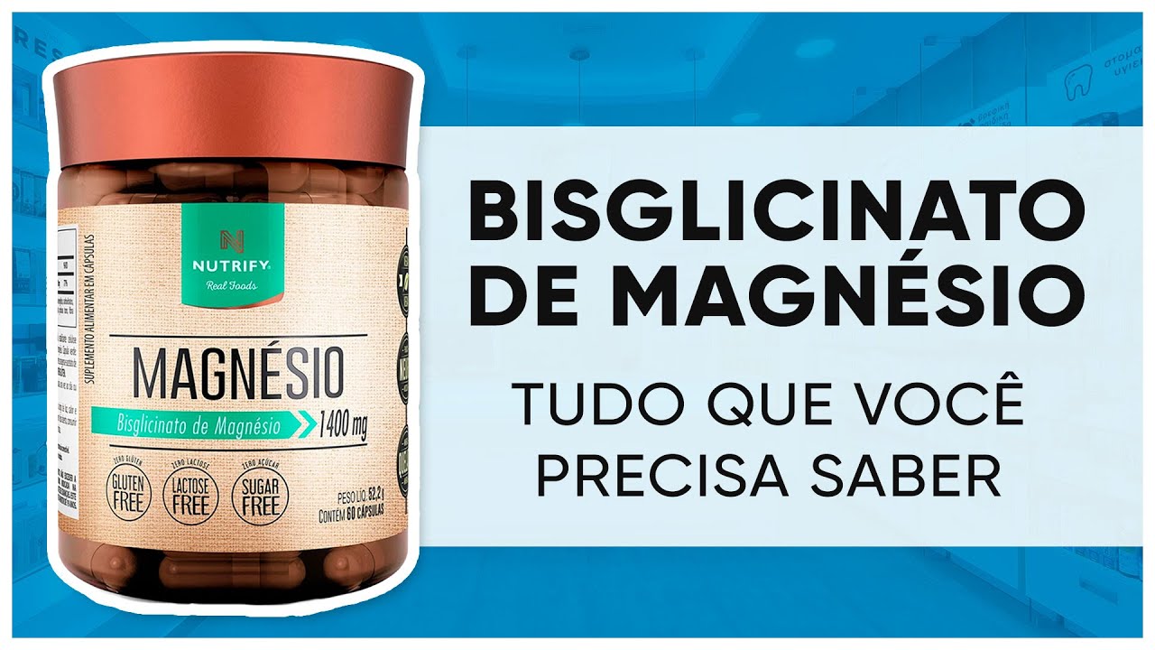 Miniatura da avaliação em vídeo de Magnésio Nutrify em Cápsula Sem Sabor 60 Unidades Natural / Sem Sabor