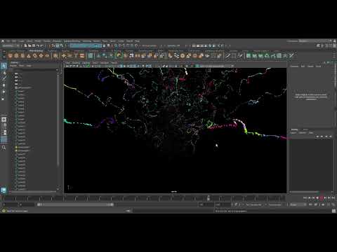 Particle Paths - Maya Bifrost