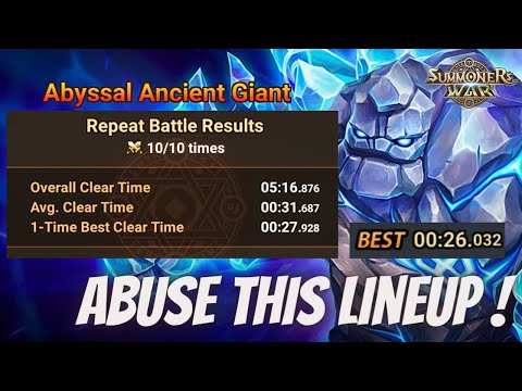 [Giant Abyss HARD] ALL TESHAR Users, Please Build This ! Super Fast & Consistent!