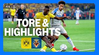 UEFA Champions League Borussia Dortmund vs Villarreal | Highlights und