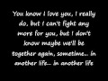 In Another Life By:The Veronicas w/ lyrics