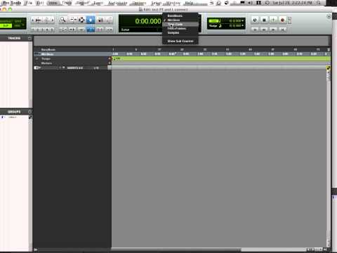 Response re: SMPTE Time Code