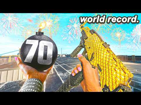 I BROKE the World Record on Rebirth Island (70 Kills) + #1 Settings