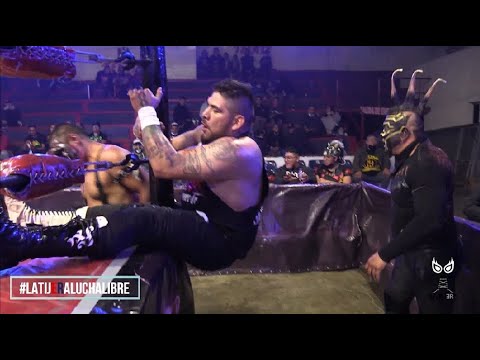 Negocio Traumado Vs Vipers Old Vs Perros del Mal y Peste Troglodita en Arena López Mateos con TC Pro