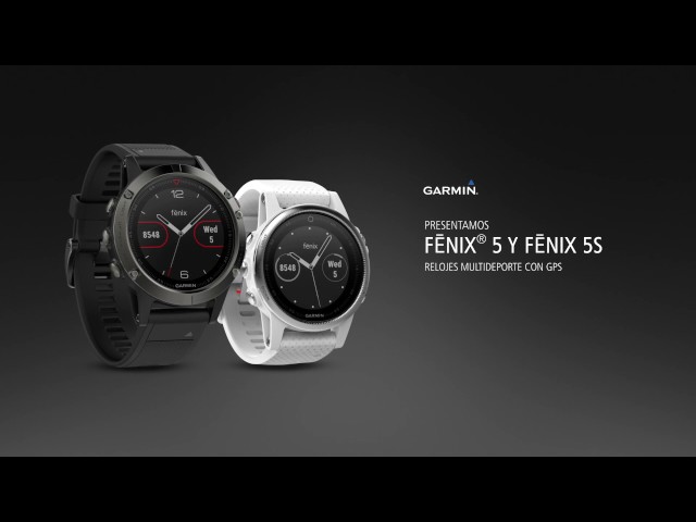 Garmin Fénix 5 Gris con Correa Negra video