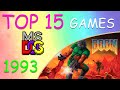 Top 15 Ms Dos Games In 1993 Top Gamer