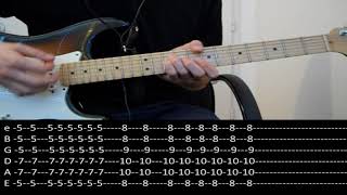 RHCP - She looks to me (lesson w/ tabs)