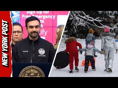 NYC Mayor Announces ‘Full Classic Snow Day’ for First Time Since 2019