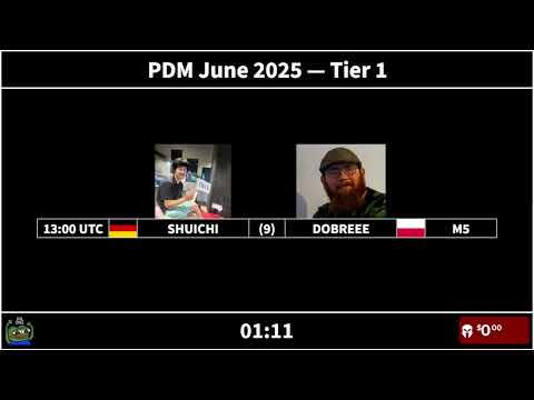 PDM June 2025 | Tier 1 | SHUICHI vs DOBREEE | 2025-06-08