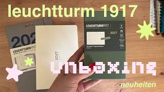 Leuchtturm1917 Unboxing Neuheiten 2027