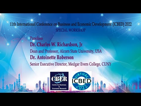 Dr  Charles W  Richardson, Jr., SPECIAL WORKSHOP