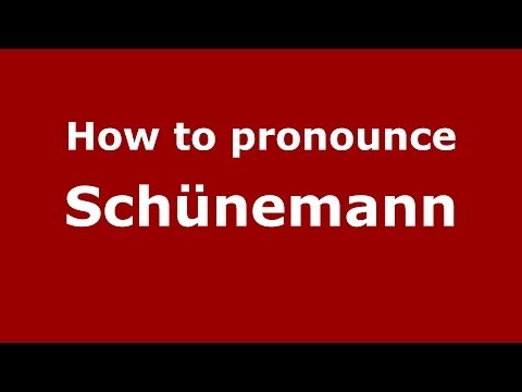How to pronounce Schünemann (Brazilian Portuguese/São Paulo, Brazil) - PronounceNames.com
