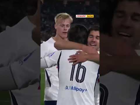 🇮🇹⚽️ Sandro Tonali ouvre déjà le score pour ses débuts avec Tottenham contre Chelsea ! #shorts