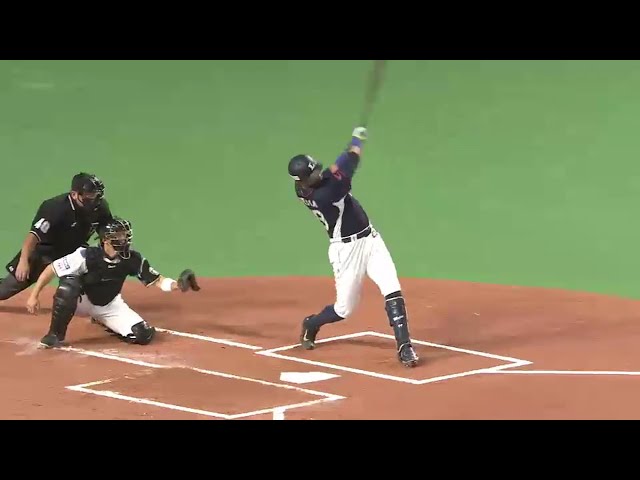 【1回表】ライオンズ・メヒア センターへ運ぶ痛烈な先制3ラン!! 2016/6/27 F-L