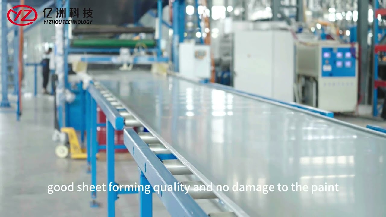 #Zhejiang Yizhou# #PU/Rockwool# #Sandwich Panel# Continues PU Sandwich Panel Production Line