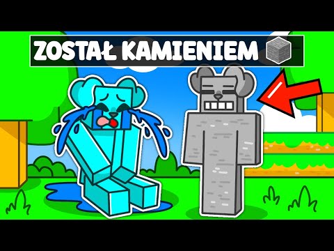 Pimpek ZAMIENIŁ SIĘ w KAMIEŃ w Minecraft 🪨😭