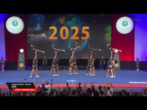 Cheer Extreme Raleigh SSX 2025 L6 Senior Small Finals 2025 The Cheerleading Worlds WITH SOUND