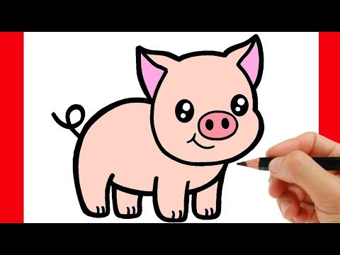 COMMENT DESSINER UN PETIT COCHON | Étape par Étape Simple et Facile