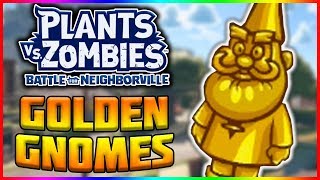 All 24 Golden Gnome Guide [ Town Center ] Plants vs Zombies Battle For Neighborville