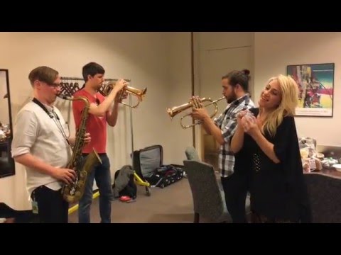 Lucy & Snarky Puppy "Too Hot To Last" backstage