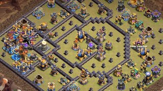 【クラクラ】サモハンキンポーさんのリバイブスーパードラゴンラッシュ TH18全壊