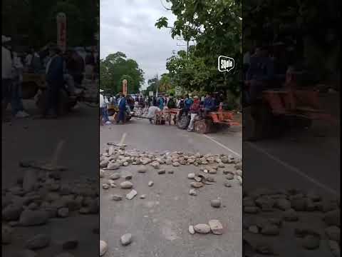 San Martín: Paro de agricultores bloquea la Belaúnde Terry