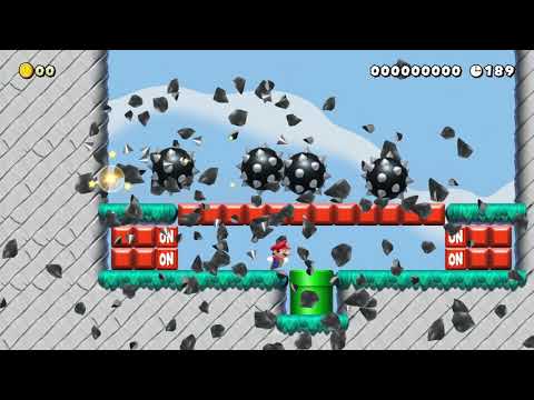 Spike Chase City 4 by XCube285 🍄 Super Mario Maker 2 ✹Switch✹ #aoh