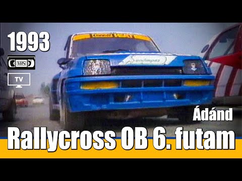 RallyCross OB 6. futam Ádánd  1993   -  RallyeShop.hu