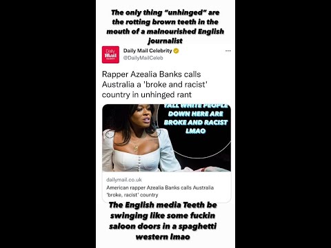 Azealia Banks drags Australia - final rant (part 2)