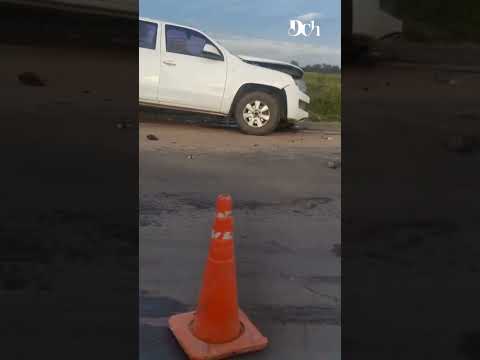ASÍ QUEDARON LOS VEHÍCULOS TRAS EL VIOLENTO CHOQUE FATAL CERCA DE AVIA TERAI