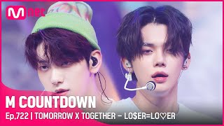 [TOMORROW X TOGETHER - LO$ER=LO♡ER] Comeback Stage | #엠카운트다운 EP.722 | Mnet 210826 방송