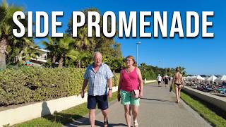 SIDE HOTELS PROMENADE | Walking Tour. Beach & Shopping. TÜRKIYE (#21) 🥰🇹🇷❤️ #sid
