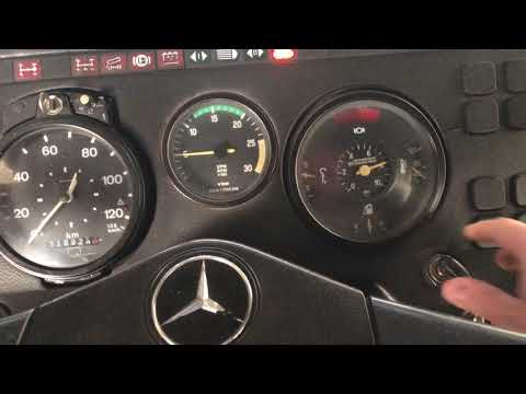 Mercedes Benz Truck Coldstart NG 1626/Details/V8 Sound/Kalststart Mercedes Benz V8 OM402 NG 1626